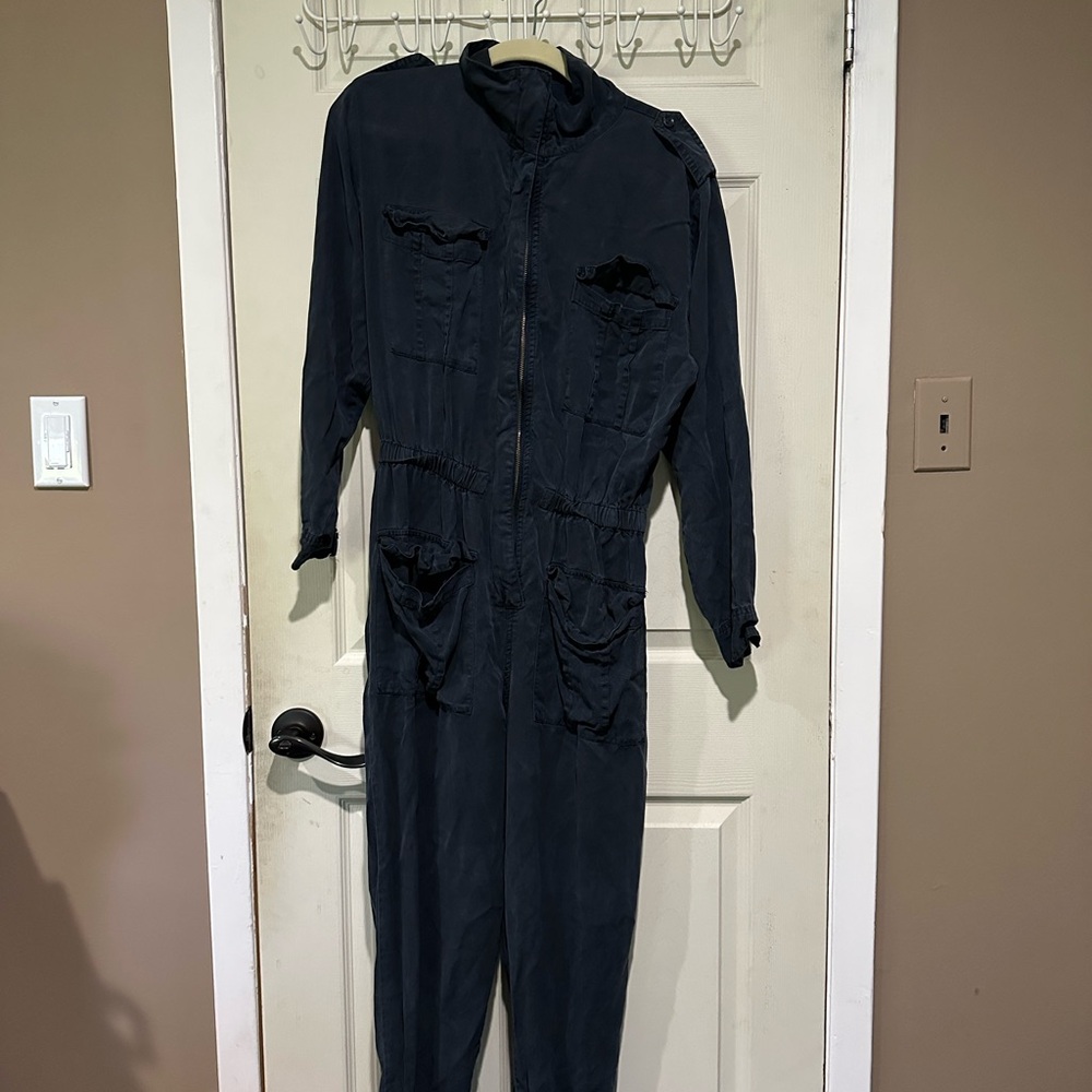 Young Fabulous & Broke Navy Jumpsuit